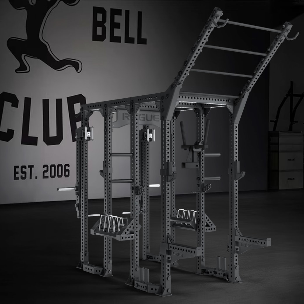 RM43 6RD Flat Foot Rack Ryan Davis Signature Design Matte Black Rogue Fitness Canada